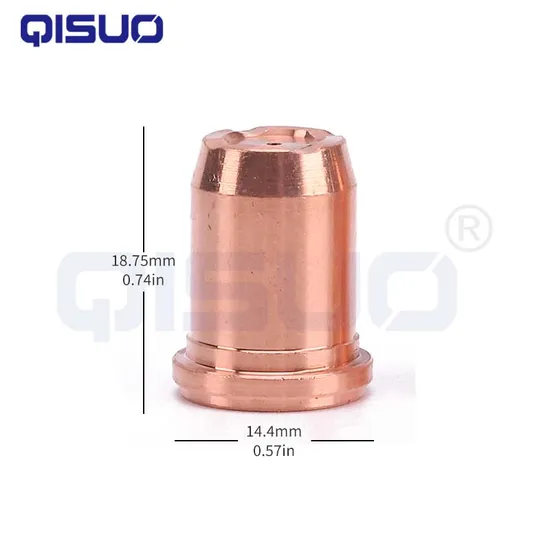 S74 S75 C70 S105 Plasma Electrode Pr0117 Nozzle Tip 1.0mm / 1.2mm Fit Trafimet S75 Torch