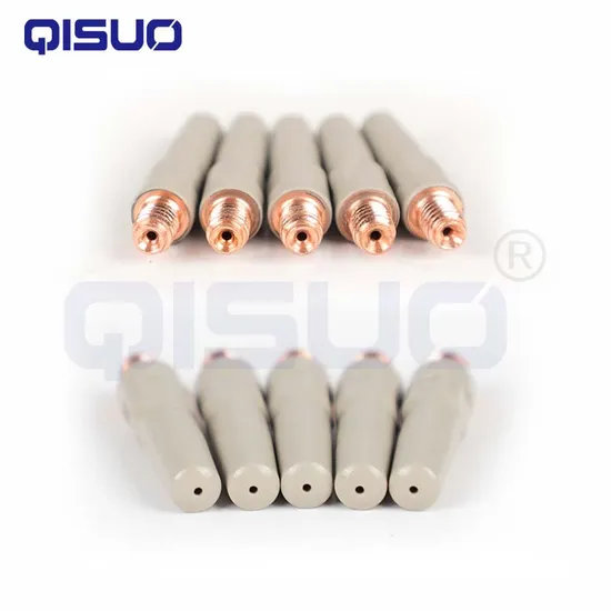 Non-Stick Welding Slag Nozzle with Cucrzr/Copper Coating for Matsushita