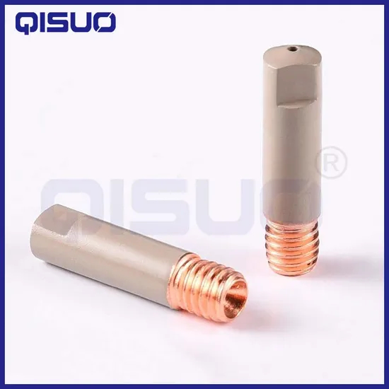 14ak-15ak MIG Welding Chrome Zirconium Contact Tip & Nozzle Kit (0.8mm/1.0mm) - Compatible with Panasonic/OTC Daihen Guns