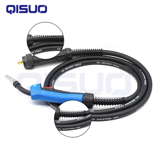 Air-Cooled MIG Welding Torch 15ak Series - Ergonomic Handle with 3m/5m Cable (Euro Connector)