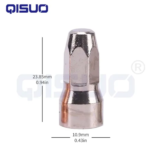 S74 S75 C70 S105 Plasma Electrode Pr0117 Nozzle Tip 1.0mm / 1.2mm Fit Trafimet S75 Torch