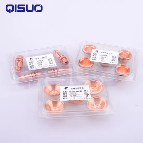 Hc-6002 Electrode Nozzle 621040 Cutting Nozzle 622030 Shield 623040 Plasma Cut-400A Cutting Accessories