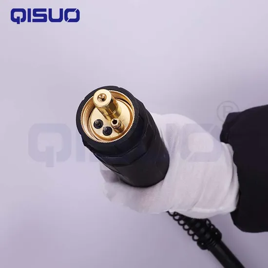 Industrial Precision Edition15ak Air-Cooled MIG Welding Torch - 350A Ergonomic Handle, 5m Cable W/Euro Dinse Connector (CE/UKCA)