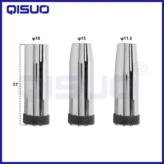 Mag/MIG Conductive Copper Gas Nozzle for 24kd Welding Torch High-Quality Welding Tips