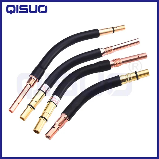 200A 350A 500A Swan Neck Carbon Dioxide MIG Mag Welder Welding Torch Elbow Copper Brass Gas Shielded M6*45