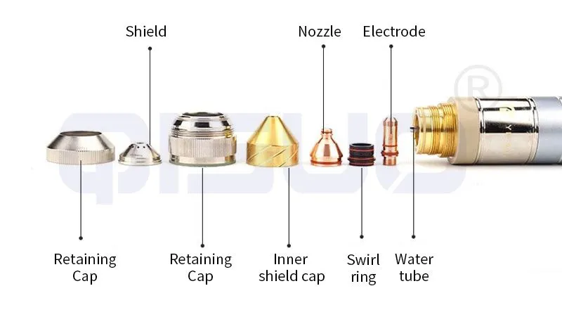 Inner Protective Cover Yk02501 Plasma Consumable for Yk330 Plasma Cutting Torch