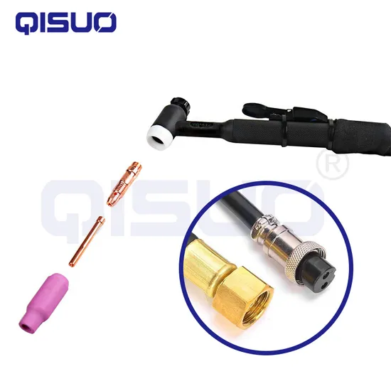 TIG Welding Torch Wp17welder Torch 140A 150-AMP Air Cooled Sr-17V TIG Welder Gun with Europe Plug