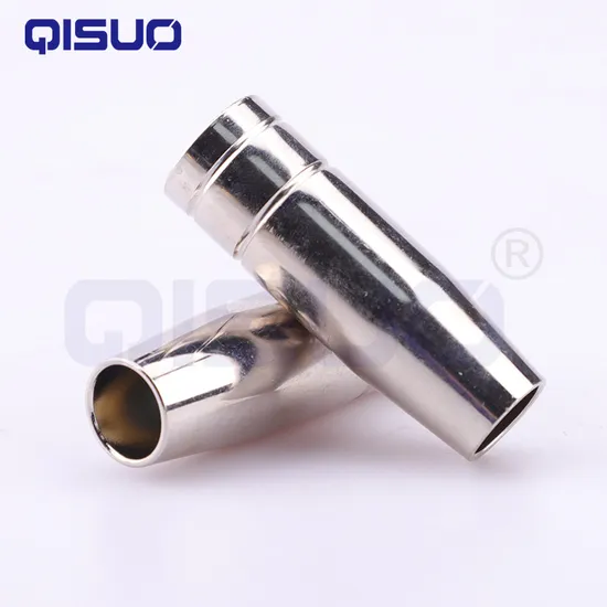 Mag/MIG Conductive Brass Gas Nozzle for 15ak Welding Torch High-Quality Welding Tips