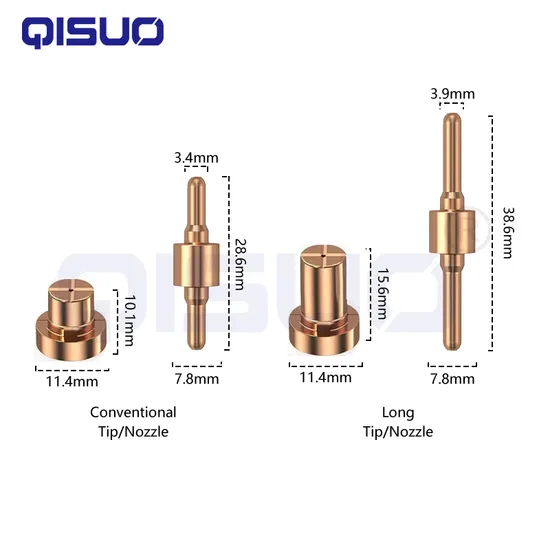 PT31 Plasma Cutting Torch Consumable Nozzle/Tip Electrode Shield Cup Diffuser for Plasma Torch PT-31