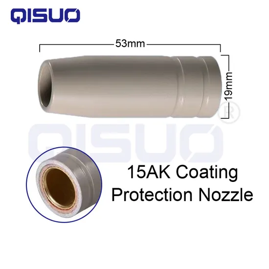 14ak-15ak Coating Gas Nozzle MIG Welding Gun Tip Nozzle Shield Cup