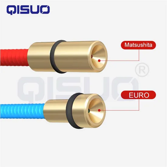 MIG Euro Steel Wire Liner Red Blue Copper Liners 1.0mm 1.2mm for Binzel Style MIG/Mag/CO2 Welding Gas Torch 24kd 36kd