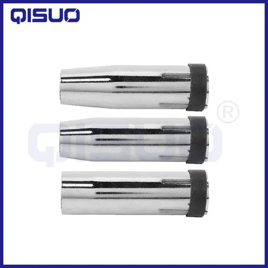 Mag/MIG Conductive Brass Gas Nozzle for 24kd Welding Torch High-Quality Welding Tips