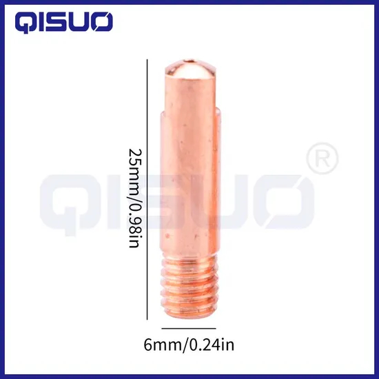 Technical Precision15ak Series MIG Consumables Kit - Copper Contact Tip + Gas Diffuser & Nozzle (0.8-1.2mm) - Fits Panasonic/OTC Guns