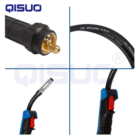 Air-Cooled MIG Welding Torch 15ak Series - Ergonomic Handle with 3m/5m Cable (Euro Connector)