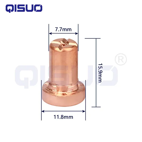 Plasma Cutter Nozzles Electrode Tips Extended Tip Nozzle Consumables for PT-31 LG40 Cut40 Hyc45D Hyc50d Cut50 PLC50d Hyc410