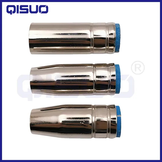 Mag/MIG Conductive Brass Gas Nozzle for 25ak Welding Torch High-Quality Welding Tips