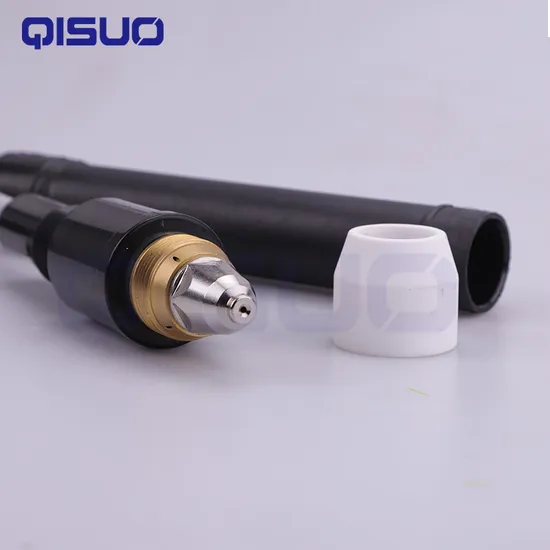 P80 Plasma Cutter Torch Head Accessories Straight Handle, Lgk-100, Extended Electrode and Nozzle