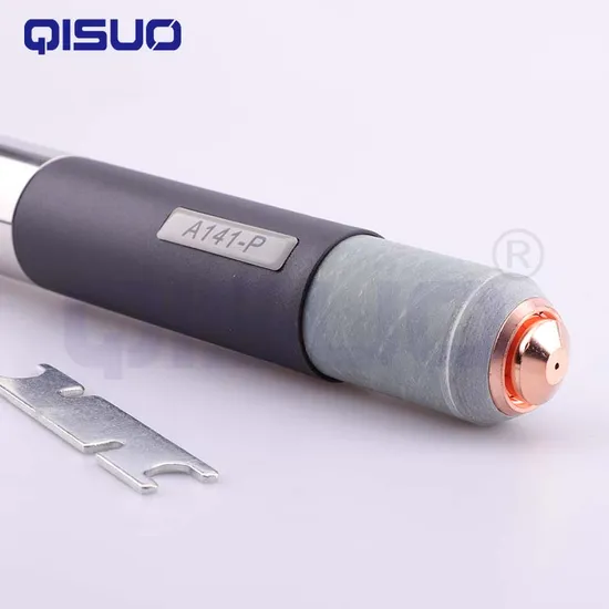 High Frequency Air Cooled Trafimet A141 Portable CNC Plasma Cutting Machine Straight Torch