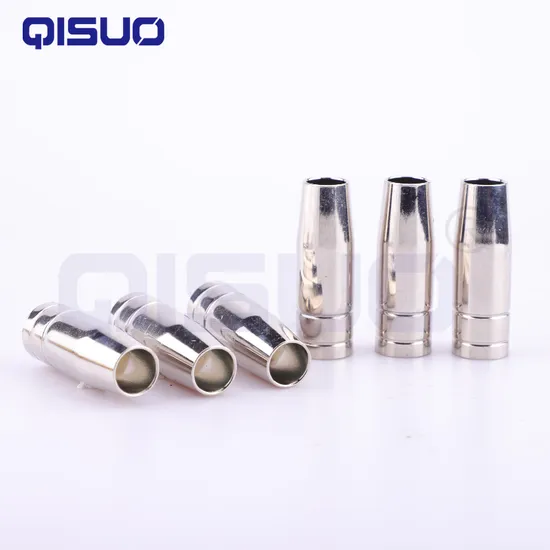 Mag/MIG Conductive Gas Nozzle for 15ak Welding Torch High-Quality Welding Tips Copper