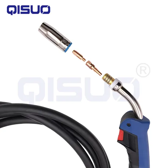 Mag/MIG Conductive Brass Gas Nozzle for 25ak Welding Torch High-Quality Welding Tips