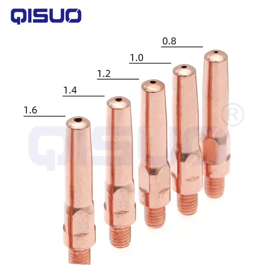 MIG/Mag Cucrzr Contact Tip M6X40/M6X45 for Pana Type 0.6/0.8/1.0/12