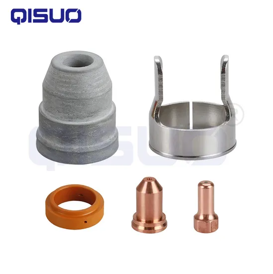 PT80 Plasma Cutting Torch Consumable Nozzle/Tip Electrode Shield Cup Diffuser Swirl Rings for Plasma Torch Ipt 80 PT80