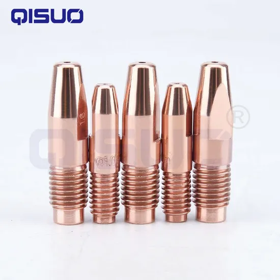 MIG/Mag Contact Tip M6X28/M8X32/M8X35/M10X40 Cucrzr 0.8/1.0/1.2/1.4/1.6/1.2al/1.6al for Fronius Al4000/Aw5000