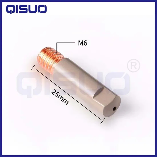 14ak-15ak MIG Welding Contact Tip & Nozzle Kit (Copper) - Compatible with MIG Guns, 0.8mm/1.0mm