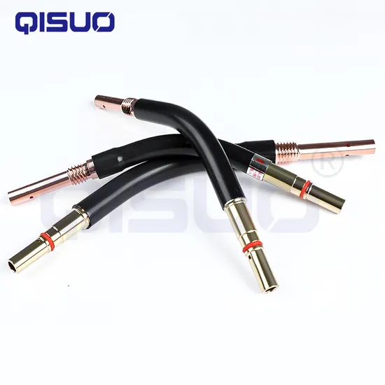 200A 350A 500A Swan Neck Carbon Dioxide MIG Mag Welder Welding Torch Elbow Copper Brass Gas Shielded M6*45