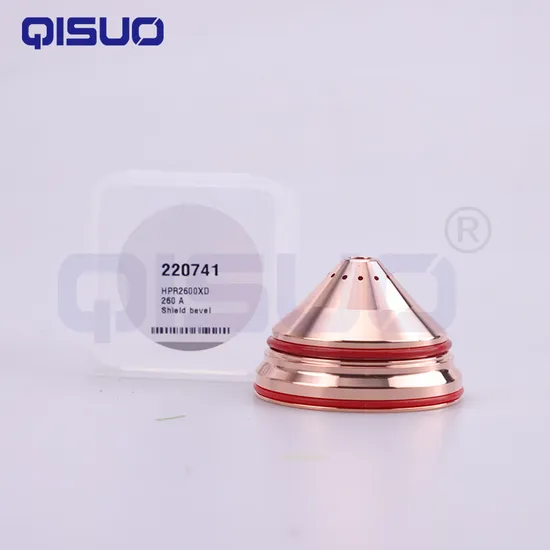220741 Beveled Shield, 260 AMP 220741 Hyp220741 Plasma Cutting Consumable
