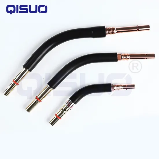 200A 350A 500A Swan Neck Carbon Dioxide MIG Mag Welder Welding Torch Elbow Copper Brass Gas Shielded M6*45