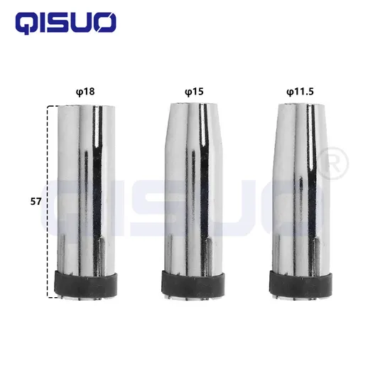 Mag/MIG Consumable Gas Nozzle for 24kd Welding Torch Welding Tips