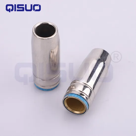 Mag/MIG Conductive Brass Gas Nozzle for 25ak Welding Torch High-Quality Welding Tips