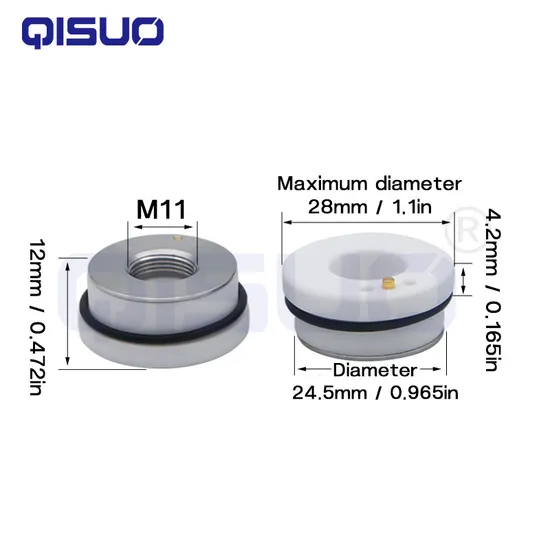 Laser D28, D32 Ceramic Ring for Fiber Machine Laser Equipment Parts