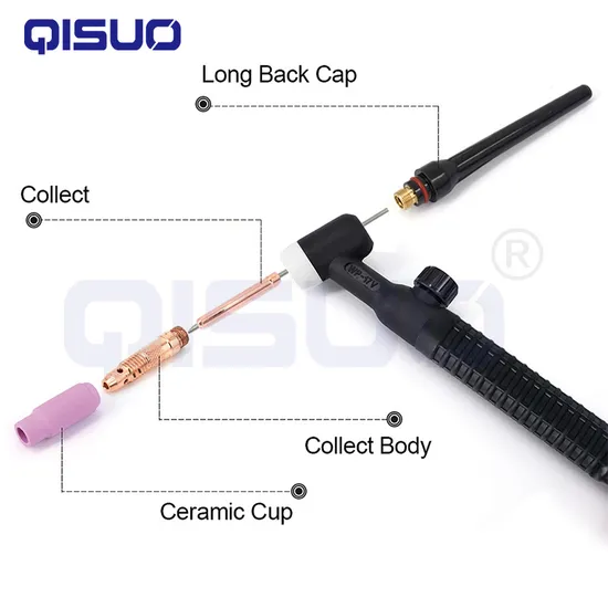 TIG Welding Torch Wp17welder Torch 140A 150-AMP Air Cooled Sr-17V TIG Welder Gun with Europe Plug