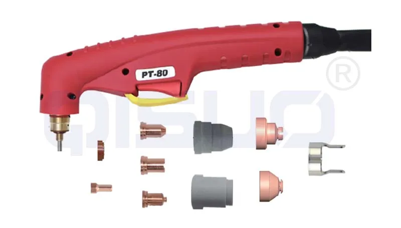 5255 Electrode and 5131 Nozzle PT 80 PT80 PT-80 Ipt80 Ptm80 Ptm-80 Ipt-8 0 Plasma Cut Torch Welding Nozzle