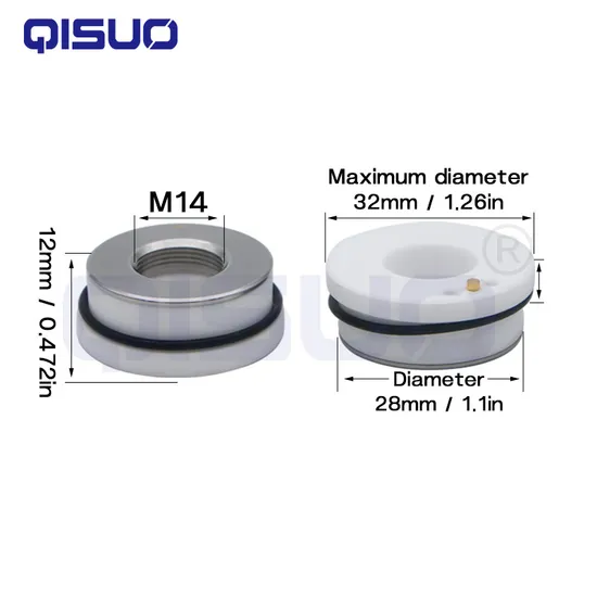 Laser D28, D32 Ceramic Ring for Fiber Machine Laser Equipment Parts